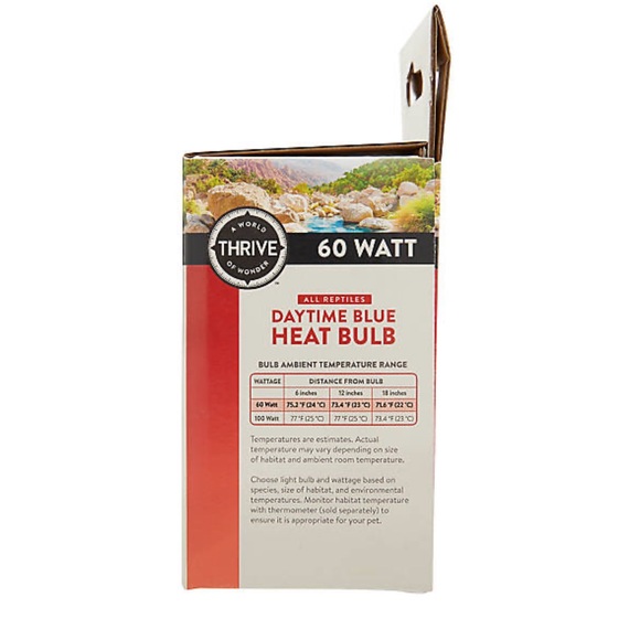 60 watt Thrive Reptile Daytime Blue Heat Bulb - Picture 2 of 5